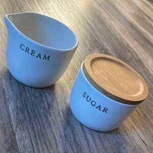 Hearth & Hand Cream and Sugar